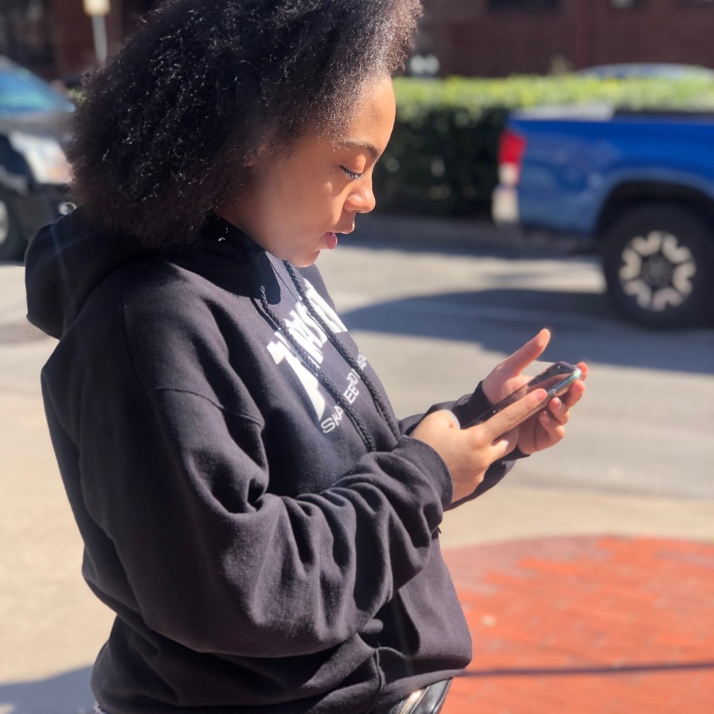 black and white thrasher sweater